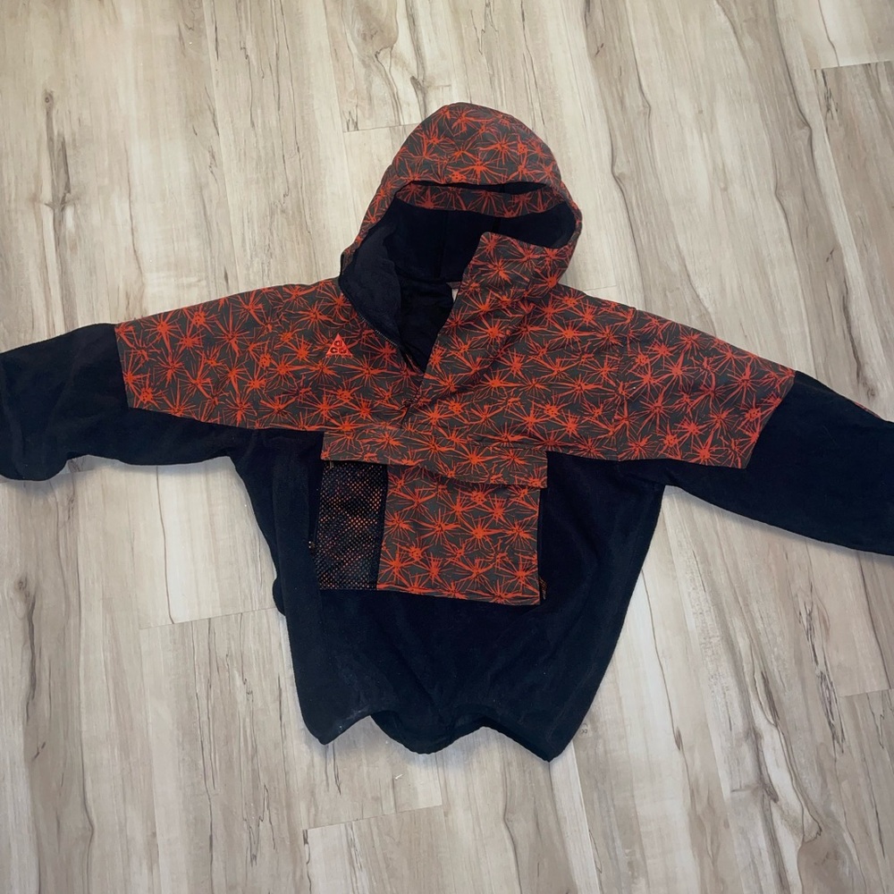 Nike ACG Red and Black Lightweight Jacket